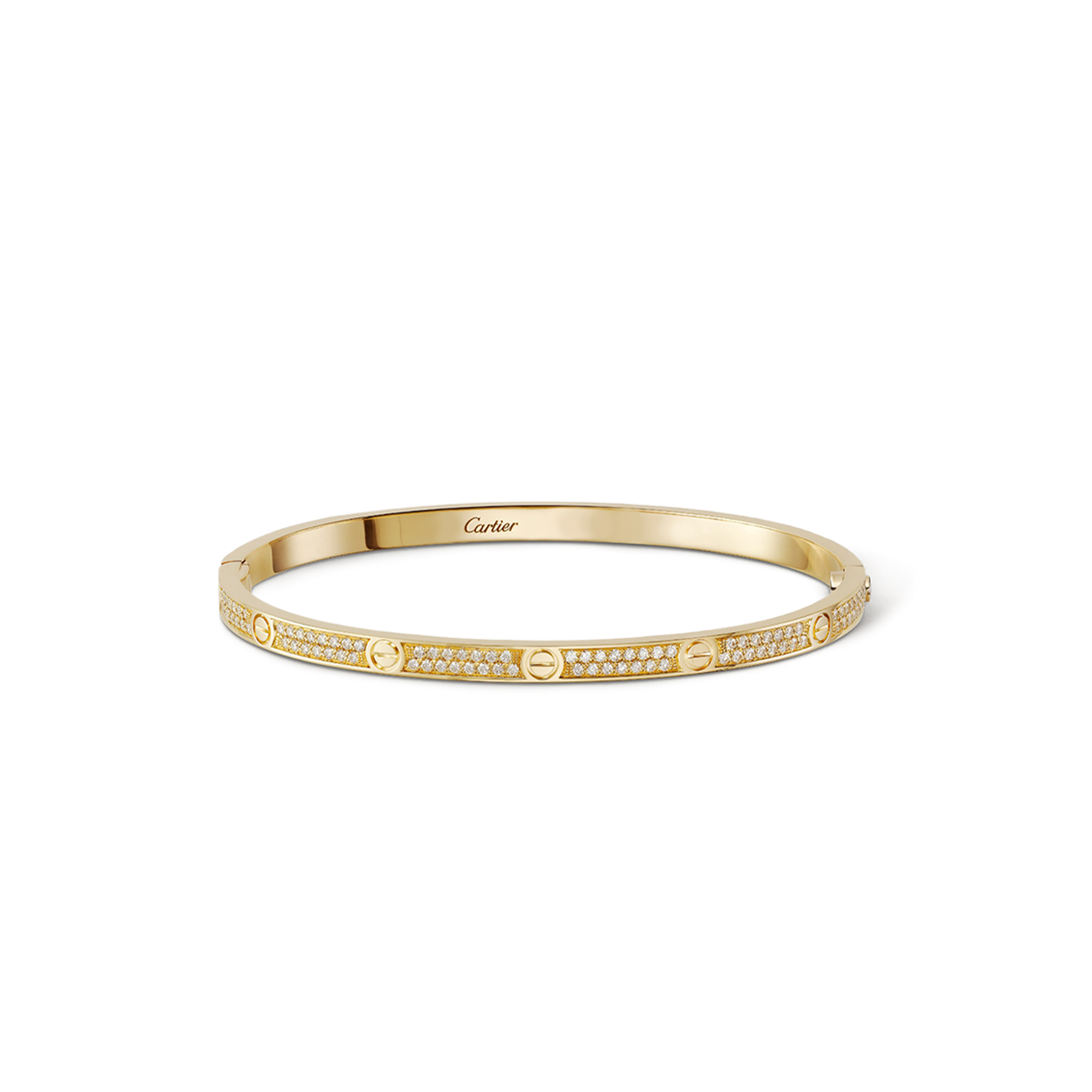 CARTIER  LOVE BRACELET, SMALL MODEL, PAVED N6710617