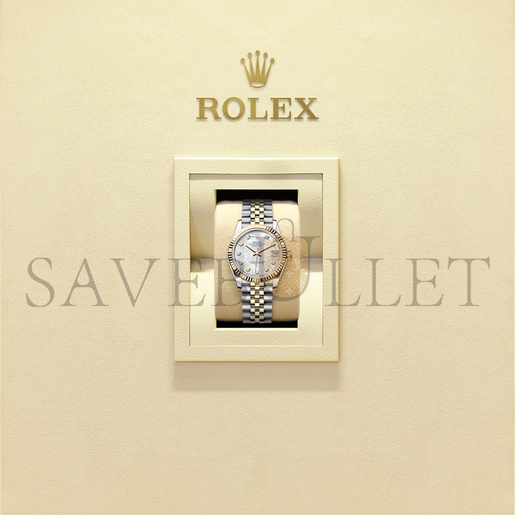 ROLEX DATEJUST 31 OYSTER, 31 MM, OYSTERSTEEL AND YELLOW GOLD WATCH 278273-0028