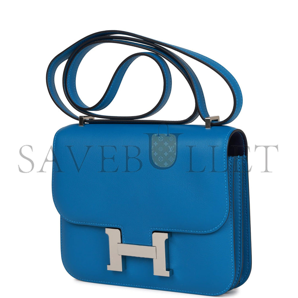 HERMES CONSTANCE 18 MYKONOS VERSO EVERCOLOR PALLADIUM HARDWARE (18cm)