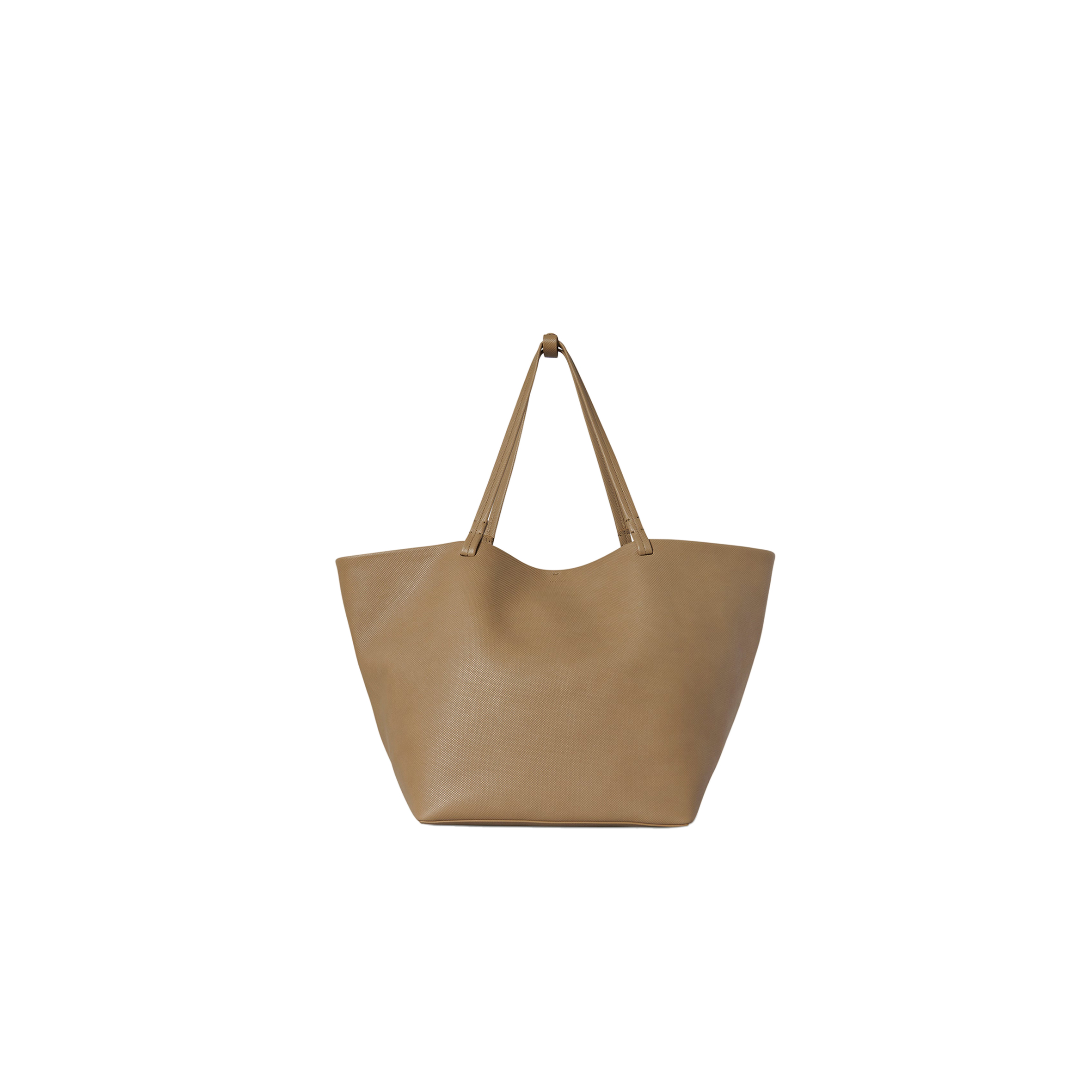 THE ROW XL PARK TOTE BAG IN LEATHER LIGHT TAUPE W1201L72SLTPL (53*36*30cm)