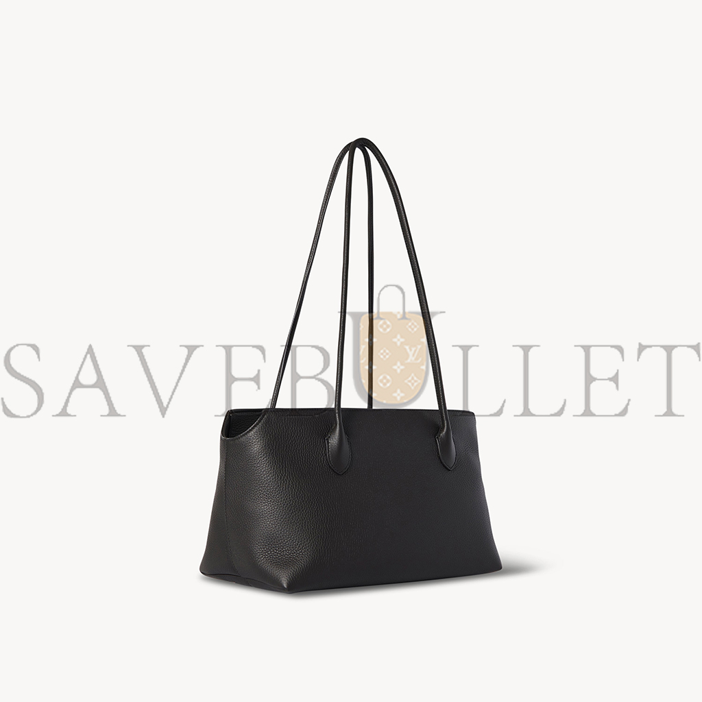 THE ROW TERRASSE BAG IN LEATHER DARK BROWN W1292L23DBP (33*20*18cm)