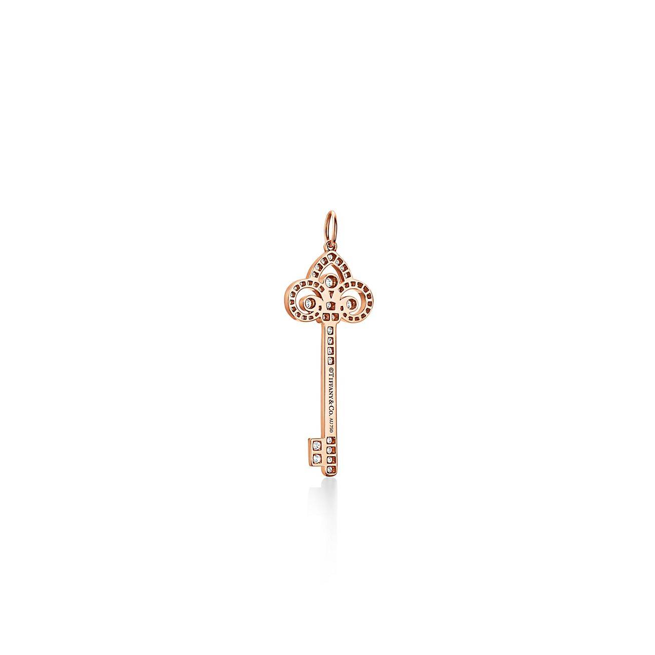 TIFFANY KEYS FLEUR DE LIS KEY PENDANT