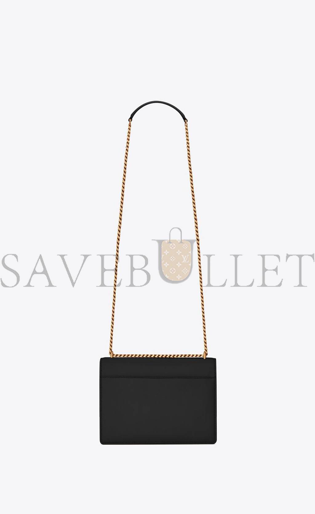 YSL SUNSET MEDIUM CHAIN BAG IN SMOOTH LEATHER 442906D420W1000 (22*16*6.5cm)