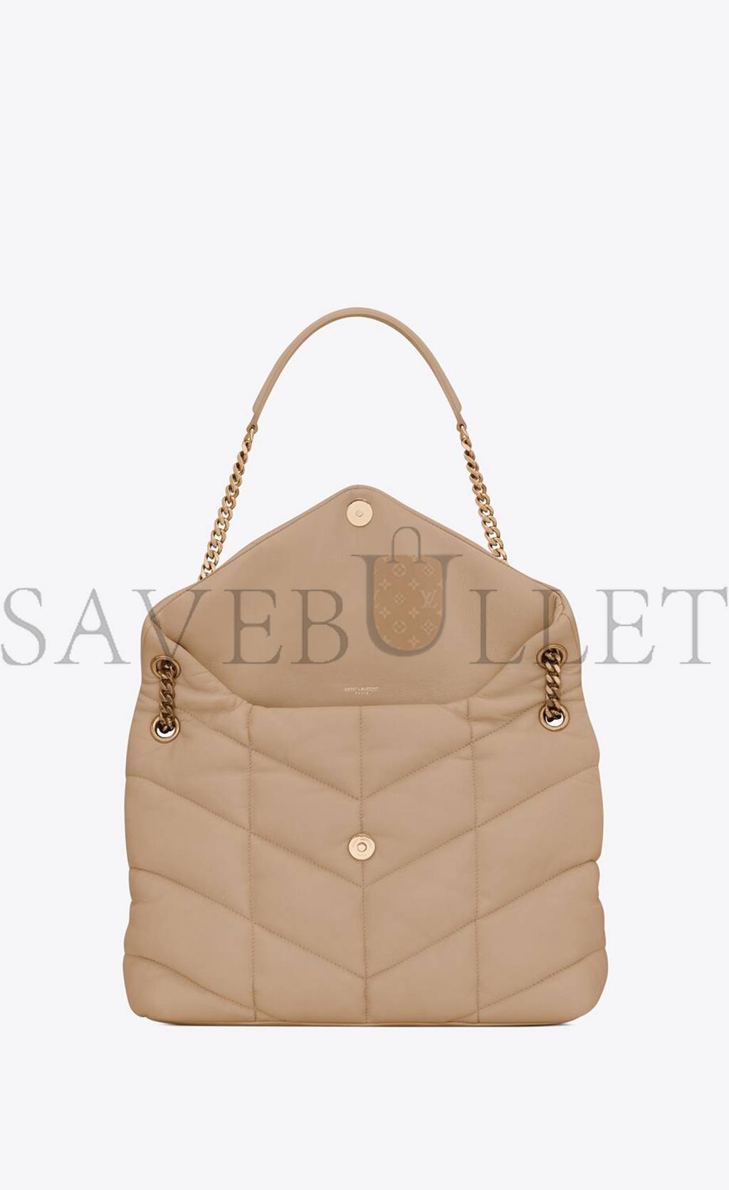 YSL PUFFER MEDIUM CHAIN BAG IN QUILTED LAMBSKIN 5774751EL072721 (35*23*13.5cm)