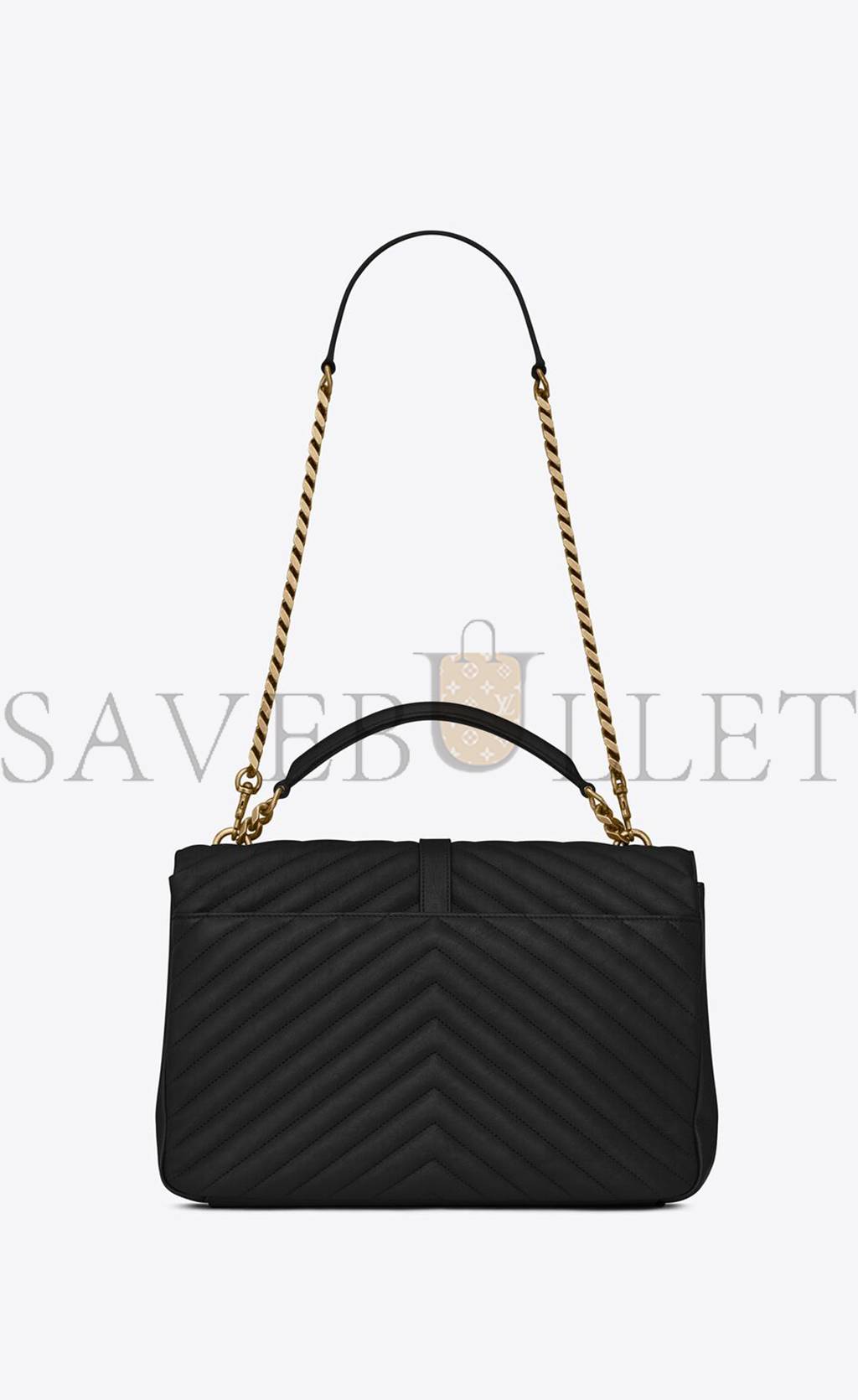 YSL COLLEGE LARGE CHAIN BAG IN QUILTED LEATHER 600278BRM071000 (32*20*8.5cm)